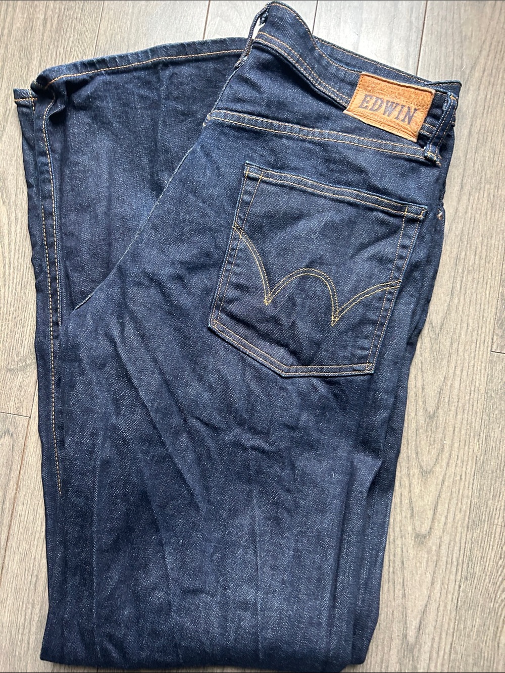 Edwin Men's Indigo Straight-Leg Jeans